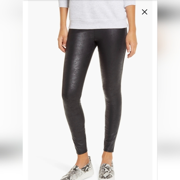 Lyss'e Women's Matilda Black Foil Leggings Size Small - Picture 1 of 7